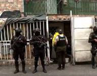 Paquetes de droga en el Comité del Pueblo