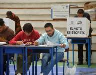 Imagen de archivo del proceso electoral en abril de 2025.