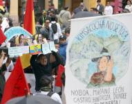 16 de septiembre de 2025. La Marcha del Agua en Cuenca se registró con una masiva convocatoria.