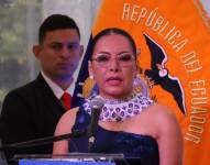 16 de noviembre del 2025 Diana Atamaint Presidenta del CNE en la inauguraciÃ³n del ReferÃ©ndum y Consulta Popular 2025. API/HENRY LAPO