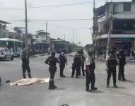 Imagen del delincuente abatido en el sur de Guayaquil.