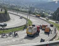 Un tramo de la vía se cerró totalmente.