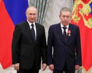 Ravil Maganov recibió el premio a la trayectoria del presidente Vladimir Putin en 2019.