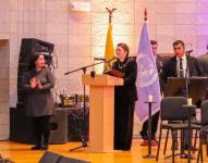 María José Pinto en el evento sobre salud mental.