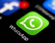 Vista del logo de WhatsApp, en una fotografía de archivo.