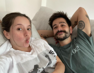 Foto de la pareja de músicos en redes sociales.