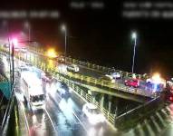 Imagen de la zona en donde ocurrió el siniestro de tránsito, en Gualo (norte de Quito).