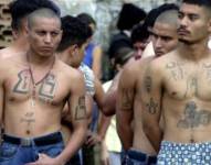 Pandilleros del barrio 18, en prisión.