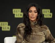 Kim Kardashian da una conferencia de prensa sobre Kim Kardashian West: The Justice Project.
