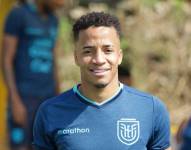 Byron Castillo, durante una práctica de Ecuador.