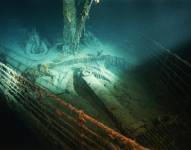 Imágenes del Titanic en el fondo del océano Atlántico.