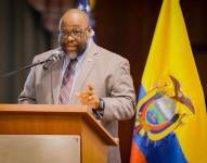 Arthur Brown durante un evento empresarial en febrero 2025.