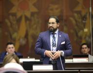 Sergio Peña en una sesión del Pleno de la Asamblea Nacional.