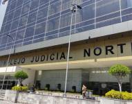 Fachada del Complejo Judicial Norte, en Quito.