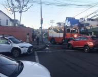 La zona en donde se produjo el siniestro de tránsito, este 4 de septiembre.