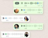 Mensajes de voz en un chat de WhatsAppMETA(Foto de ARCHIVO)01/1/1970