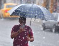 Imagen referencial de lluvias en el Litoral.