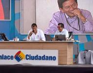 El presidente Rafael Correa durante una sabatina.