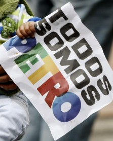 Concentración de respaldo a Gustavo Petro, alcalde de Bogotá