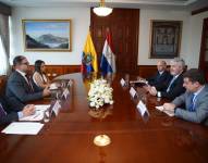 Ecuador refuerza cooperación internacional con Paraguay, El Salvador y Guatemala.