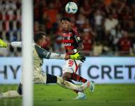 Gonzalo Plata, de Flamengo, en una imagen de archivo en un partido contra Racing por la Copa Libertadores.