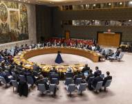 Vista general durante una reunión del Consejo de Seguridad de las Naciones Unidas, en una fotografía de archivo.