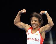Lucía Yépez, luchadora ecuatoriana, peleará por el oro en los Juegos Olímpicos de París 2024.