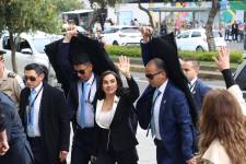 Imagen de archivo de la vicepresidente Verónica Abad, en su llegada al Complejo Judicial Norte, en Quito