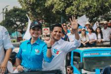 La Revolución Ciudadana (RC), por ejemplo, ha organizado mitines y recorridos en los que han intervenido la prefecta del Guayas, Marcela Aguiñaga.