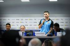 Archivo Lautaro Pastrán en rueda de prensa.