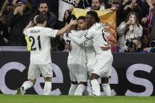 El Real Madrid venció al Atlético de Madrid por la Champions League.