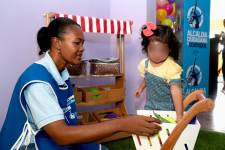 El Centro Municipal de Cuidado Infantil de la Bahía abrió sus puertas en 2017 durante la Alcaldía de Jaime Nebot. El instituto cerró por la pandemia del COVID-19.