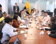 La sesión de la Comisión de Relaciones Internacionales.