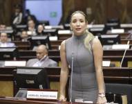 Imagen de archivo de la asambleísta de ADN Yadira Bayas.