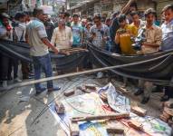 Fotografía después del terremoto