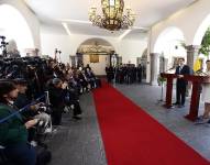 La canciller Gabriela Sommerfeld y el secretario de Estado Marco Rubio, anunciaron importantes acuerdos en beneficio de nuestro país y de la región.