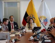 Integrantes de la Comisión de Soberanía, Integración y Seguridad.
