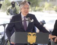 Guillermo Lasso en un evento en 2023.