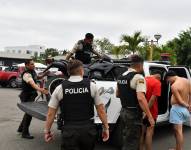Policía detiene a los presuntos implicados en el ataque armado a Brayan Angulo este 16 de octubre en Portoviejo