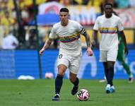 James Rodríguez en un partido con la selección de Colombia