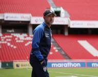 Javier Rabanal habló en zona mixta.