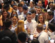 Daniel Noboa en un evento de Inclusión Económica y Social.