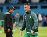 Damián Díaz con su último equipo Banfield