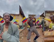 Captura de los videos publicados por la Fundación en Uganda.