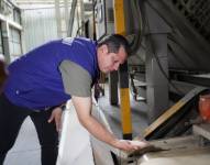 Los controles realizados en una piladora de arroz.