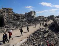 Imagen de la Franja de Gaza.