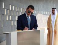 Daniel Noboa inicia agenda oficial en Emiratos Árabes Unidos, el sábado 6 de diciembre de 2025.