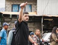 Imagen de Aquiles Álvarez, alcalde de Guayaquil, en un recorrido de obras por la ciudad.