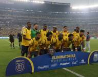Jugadores de la selección de Ecuador previo al partido contra Argentina por Eliminatorias Sudamericanas