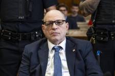 Harvey Weinstein comparece en el Tribunal Penal de Manhattan el 9 de abril de 2025, en la ciudad de Nueva York.